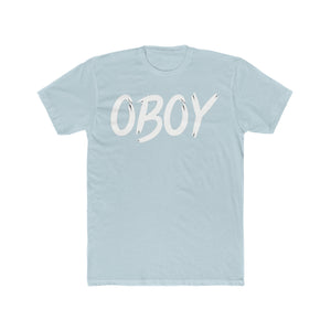 OBOY Men's Cotton Crew Tee Logo Black