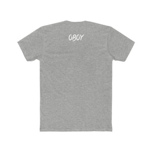 OBOY Men's Cotton Crew Tee Logo Black