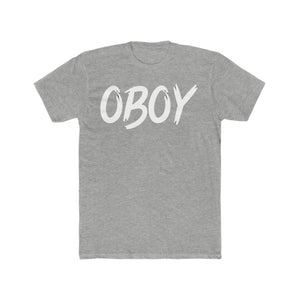 OBOY Men's Cotton Crew Tee Logo Black